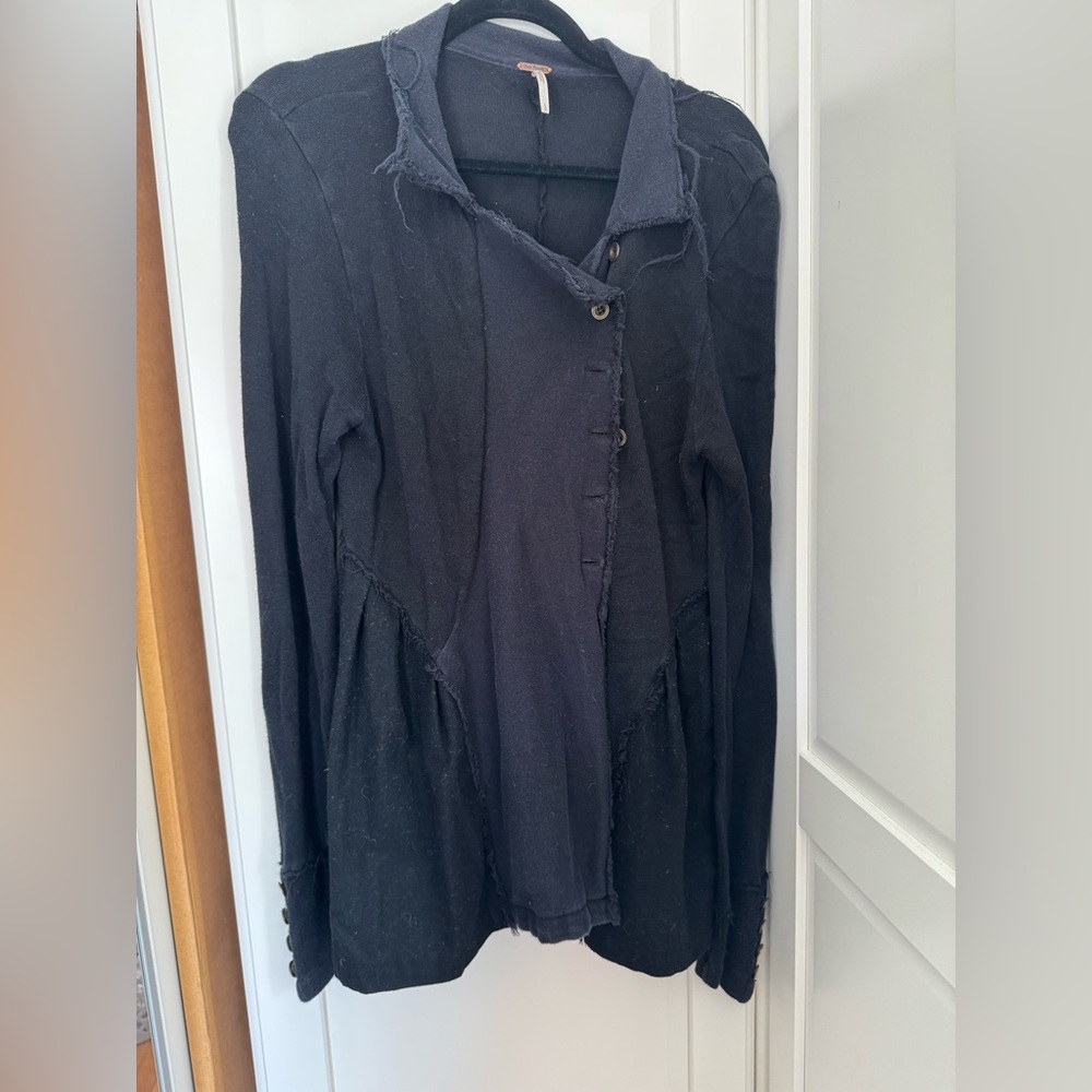 Free People Black Jacket